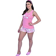Babydoll de Suede: Pijama Curto para Noites Frescas - imagem 2