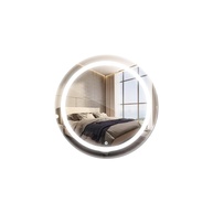 Espelho Redondo Decorativo com LED 40x40cm - Touch Screen, Iluminação Fria e Design Luxuoso - imagem 1