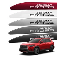 Friso Lateral Facão Corolla Cross 2021-2025 Pintado Cinza Granito ABS - Design Exclusivo - imagem 2