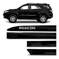 Frisos Laterais Hilux SW4 12-15: Preto Eclipse - imagem 1