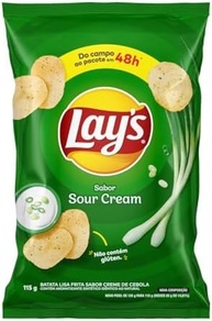 Batata Frita Lisa Creme De Cebola Lays 115G - imagem 3