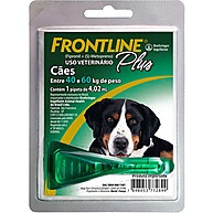 Frontline Plus 40 a 60 Kg: Proteção Completa Contra Pulgas e Carrapatos - imagem 1