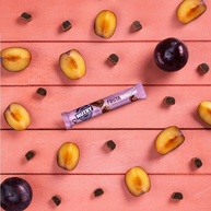 Nutry Barra De Fruta Ameixa 20G - Display Com 24 Unidades - Com Fruta Chocolate E Aveia - imagem 1
