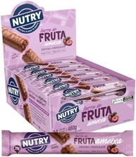 Nutry Barra De Fruta Ameixa 20G - Display Com 24 Unidades - Com Fruta Chocolate E Aveia - imagem 2