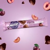 Nutry Barra De Fruta Ameixa 20G - Display Com 24 Unidades - Com Fruta Chocolate E Aveia - imagem 4