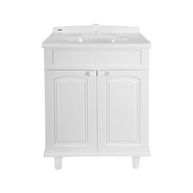 Gabinete para Banheiro com Lavatório Astra Clássica em Plástico Branco - Design Moderno e Funcional - imagem 2