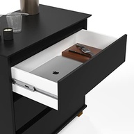 Mini Cômoda Criado Mudo com 3 Gavetas em Madeira - Design Moderno e Funcionalidade Premium - imagem 5
