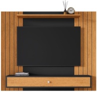 Painel Ripado para TV 43" Berlim com Gaveta – Design Moderno e Funcionalidade Premium - imagem 1
