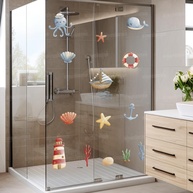 Adesivo Decorativo Fundo do Mar Infantil Lavável - Seguro e Criativo para Quarto, Piscina ou Banheiro - imagem 1