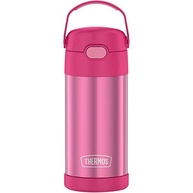 Thermos Garrafa Infantil Carros Funtainer Rosa - Aço Inoxidável 354ml - imagem 2