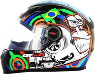 Capacete FW3 GT Turbo Preto Brilhante 56: Segurança e Estilo para Sua Pilotagem - imagem 1