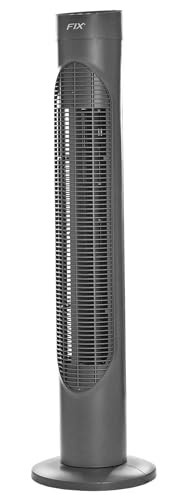 Ventilador Torre Preto Silencioso 3 Velocidades 86cm 127V - FIX FXV05002 - imagem 2