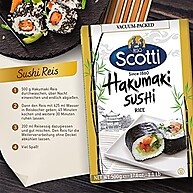 Scotti 201019 Arroz Hakumaki para Sushi, 500 G - imagem 3