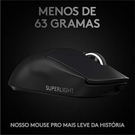 Mouse Gamer Logitech G PRO X SUPERLIGHT: Ultraleve, Sem Fio e Precisão HERO 25K - imagem 4