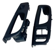 Par Puxador Interno Porta Dianteira Gol Voyage G5 G6 Preto - Acabamento Premium - imagem 3
