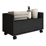 Gabinete Armário de Banheiro 60cm com Rodízios - Multimóveis V3591 Preto - imagem 1