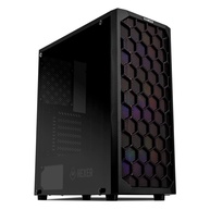 Gabinete Gamer Mancer Hexer Rainbow: Ilumine Seu Setup! - imagem 1