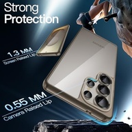 JETech Capa Samsung Galaxy S25 Ultra 5G: Proteção Premium Anti-Amarelamento e Anti-Choque (Titânio Cinza) - imagem 5
