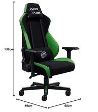 CADEIRA GAMER MAD RACER V8 TURBO VERDE - Conforto e Estilo para Jogadores - imagem 3