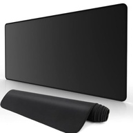 Mouse Pad Gamer Preto Extra Grande 80x40cm: Tecido Speed, Base Antiderrapante e Borda Reforçada - imagem 2
