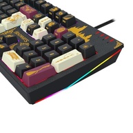 Teclado Mecânico Gamer Redragon Harry Potter Amsa Hogwart’s Special Edition RGB Switch Marrom ABNT2 HP-592 RGB - imagem 4