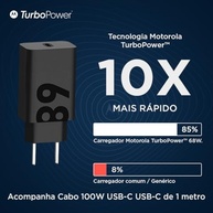 Carregador Motorola Turbo Power 68W GaN: Carregamento Ultrarrápido para seu Smartphone e Notebook - imagem 3