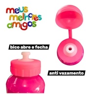 Garrafa Inox Infantil Meus Melhores Amigos 400ml - Cachorrinho Vermelho | Segura, Durável e Divertida - imagem 2