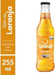 Wewi Laranja Garrafa 255Ml - imagem 1