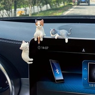 Decoração de Painel de Carro: Gato Fofo e Divertido para Personalizar seu Veículo - imagem 4