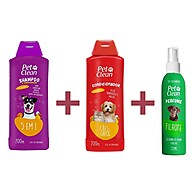 Pet Clean: Shampoo, Condicionador e Perfume para Cães e Gatos - imagem 1