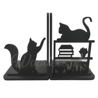 Aparador de Livros Gatos Woodecora - Decore com Charme e Organize com Estilo - imagem 1