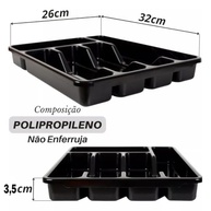 Organizador de Talheres para Gaveta com 5 Divisórias - Design Moderno e Prático - imagem 3