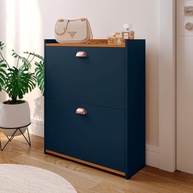 Sapateira Closet 2 Gavetas Basculantes Azul - Organize até 12 Pares com Estilo - imagem 5