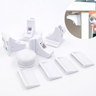 Trava Magnética para Gavetas e Armários - Kit com 12 Unidades | Segurança Total para Bebês e Crianças - imagem 2