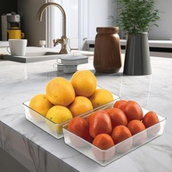Acrimet Organizador Modular para Gavetas e Armários - 2 Potes Transparentes 24x16cm - imagem 2