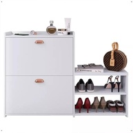 Sapateira com Banco e 2 Gavetas Basculantes – Design Moderno para Organizar Sapatos no Quarto ou Hall - imagem 4