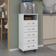 Gaveteiro Simples 1418 Ilan Branco - Organização Moderna e Estilo para Qualquer Ambiente - imagem 3