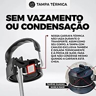 Garrafa Térmica Flamengo 532ml: Mantenha a Paixão Gelada! - imagem 2
