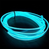 Fita LED Neon Azul Gelo 5m: Iluminação Tuning Premium para Interior do Carro - imagem 4