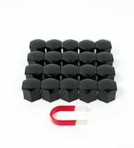 Para Genesis GV60 GV70 GV80 G70 G80 G90 GV90 Lug Nut Covers - 20 tampas de porcas pretas brilhantes - imagem 2
