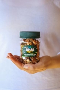 Brasil Frutt Castanha de Caju Caramelizada com Gergelim pote 120g - imagem 2