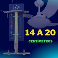 Haste Ajustável 14 a 20 cm para Ventilador de Teto em Forro de Gesso - Instalação Segura e Versátil - imagem 3