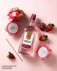 Rocks Gin Rocks Stramberry 995 Ml Sabor 1L - imagem 4