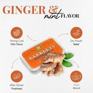 Barkleys Ginger Breath Mints - Strong Ginger Flavor Cool Mint Candy For Party, After Dinner, Wedding, Every Day Use - Vegan Breath Mints In Reusable Classic Travel Tins, 1 Pack, 50 Count Each - imagem 5