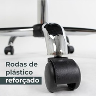 Cadeira de Escritório Presidente Healer James Giratória com Encosto Alto - Conforto Ergonômico Premium - imagem 5