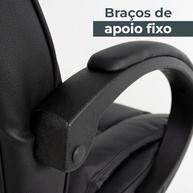 Cadeira de Escritório Presidente Healer James Giratória com Encosto Alto - Conforto Ergonômico Premium - imagem 4