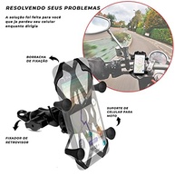 Suporte de Celular Moto com Carregador USB 360º Giratório - À Prova D'água e Antichoque - imagem 5