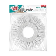 Refil Mop Giratório Microfibra Flash Limp Fit 5010 - 100% Microfibra Lavável e Reutilizável - imagem 2