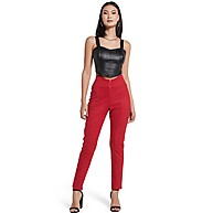 Calça Suede Cintura Alta: Elegância Planet Girls - imagem 2
