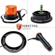 Giroflex Giroled Ambar 12/24V - Sinalização de Emergência Potente para Moto e Carro - imagem 4